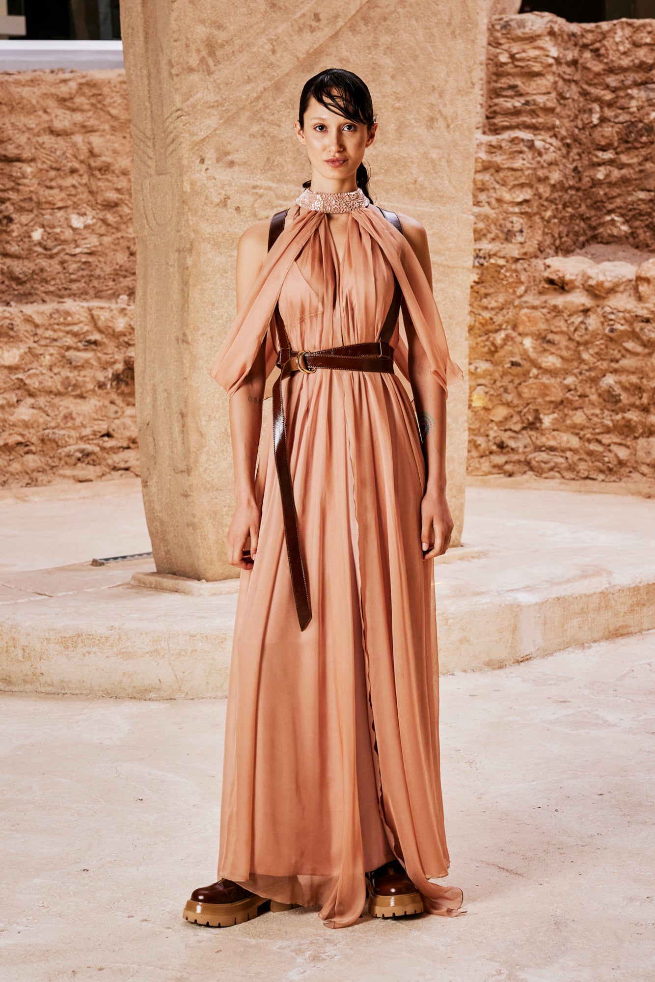 Justina Maxi Elbise