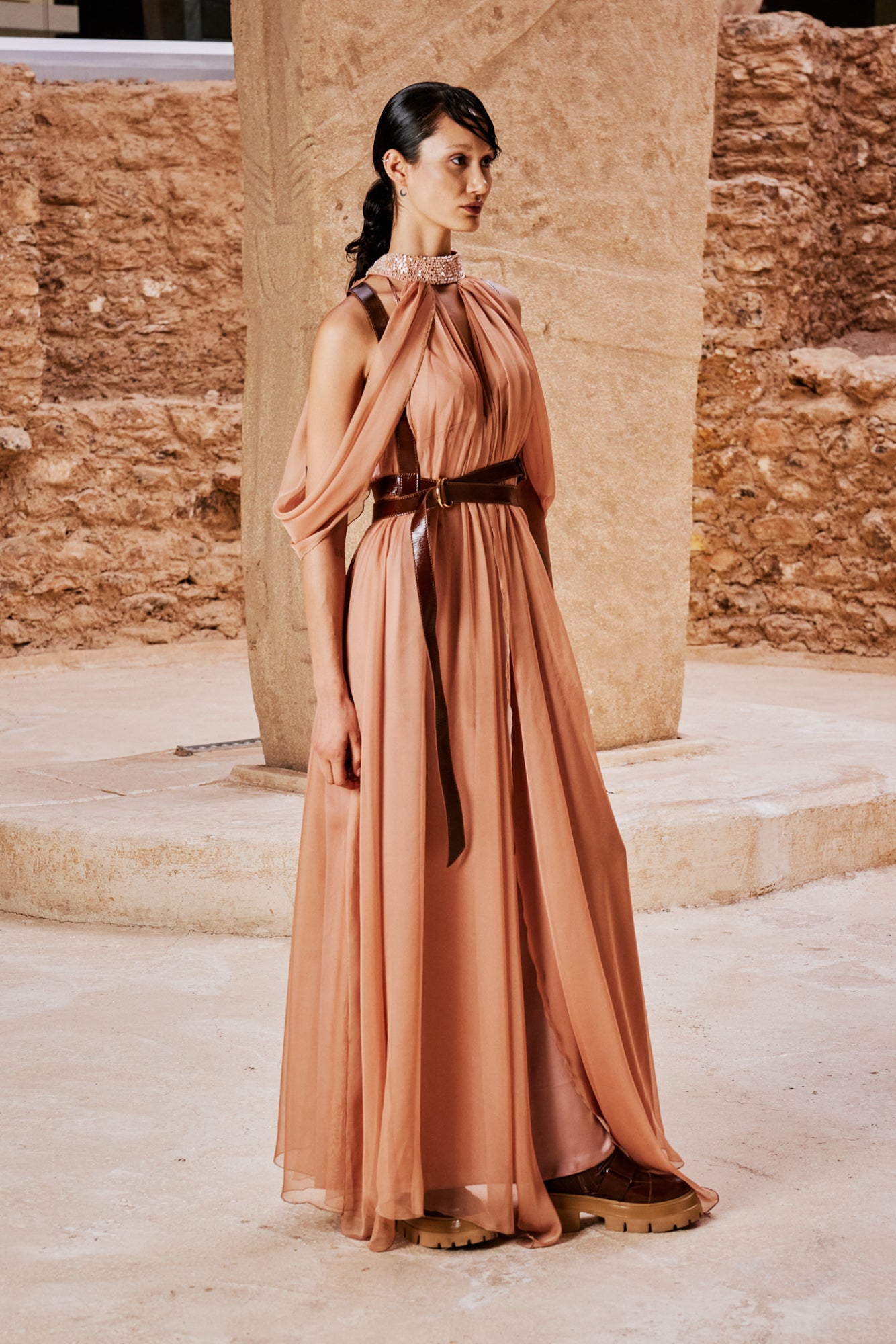 Justina Maxi Elbise