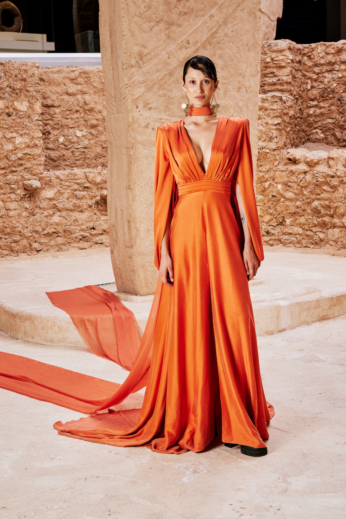 Sheena Maxi İpek Elbise