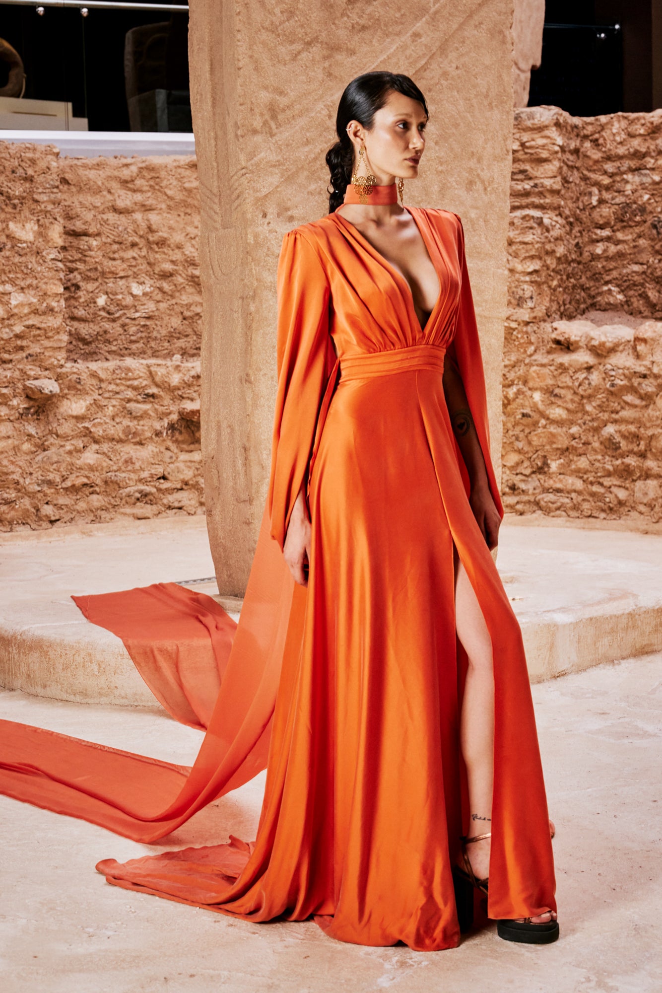 Sheena Maxi İpek Elbise