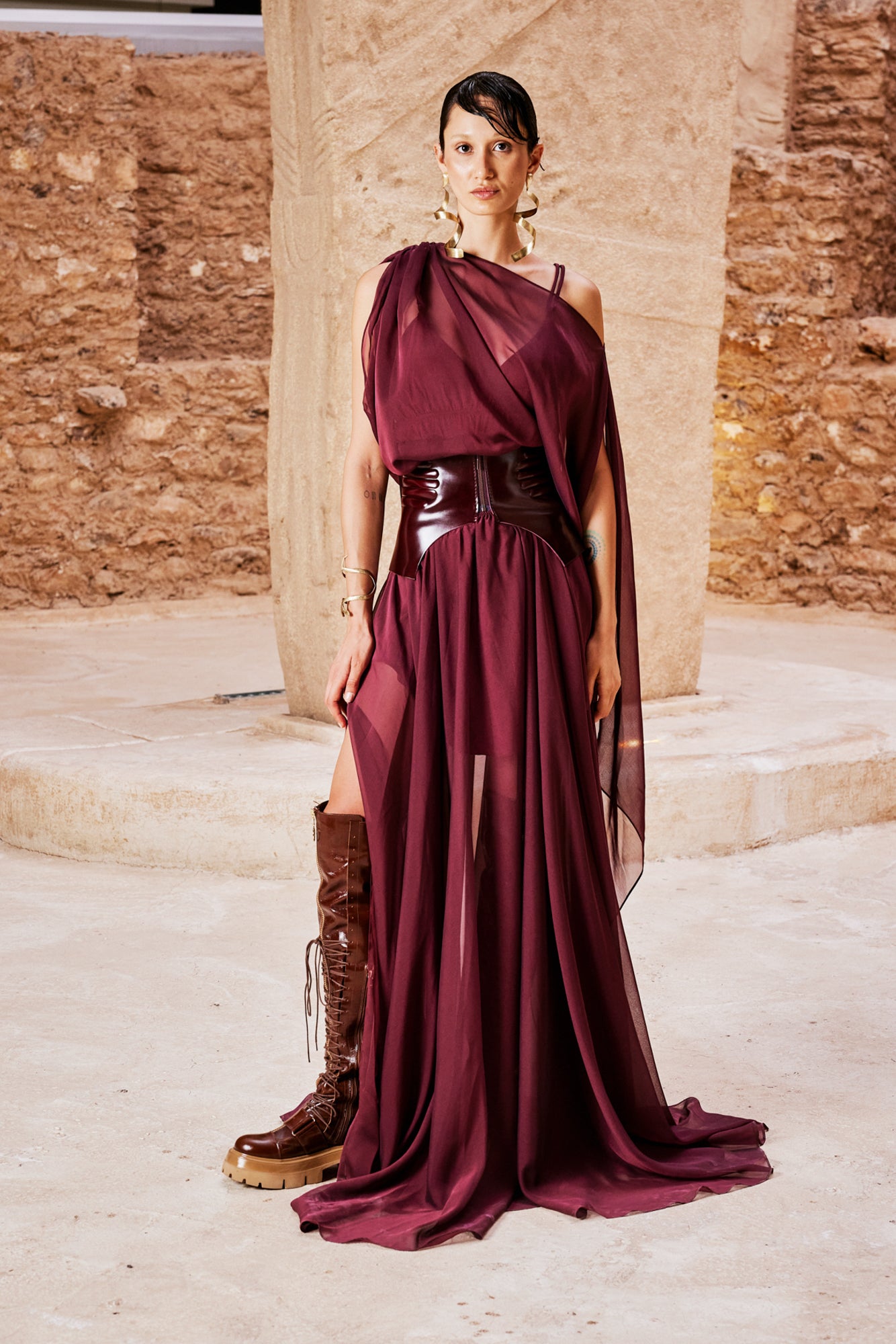 Tauria Maxi Elbise