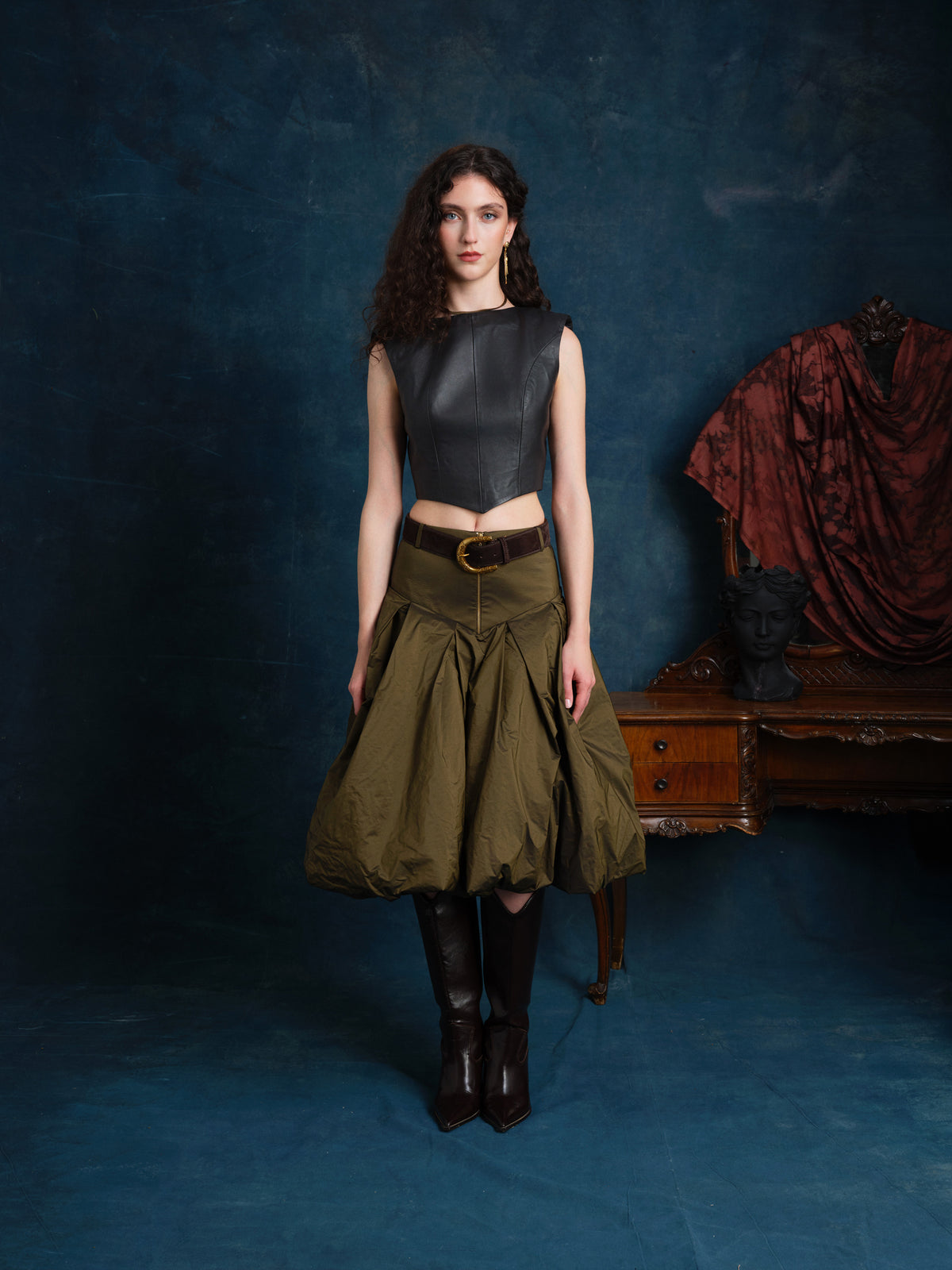 Amelie Deri Top