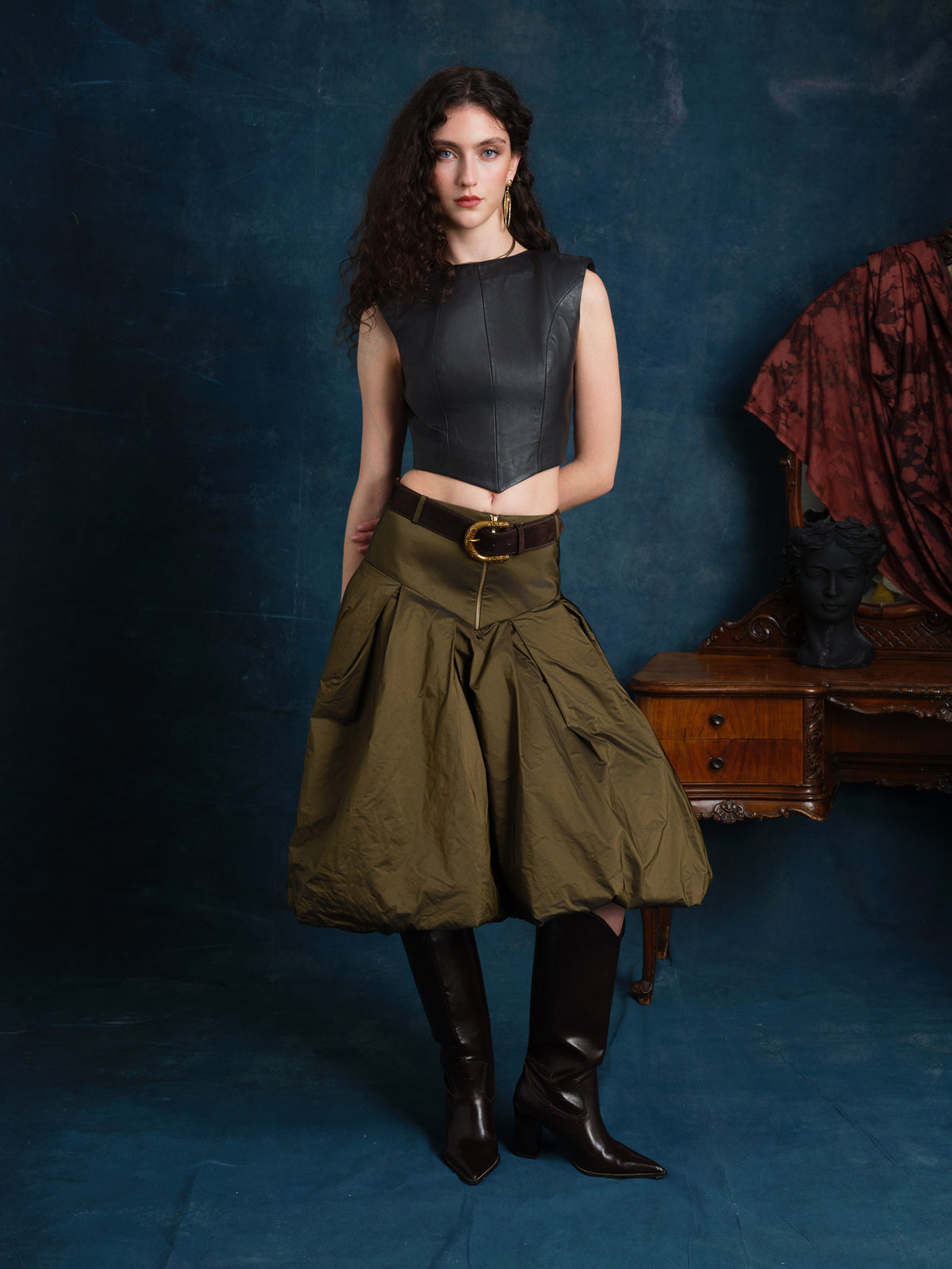 Amelie Deri Top