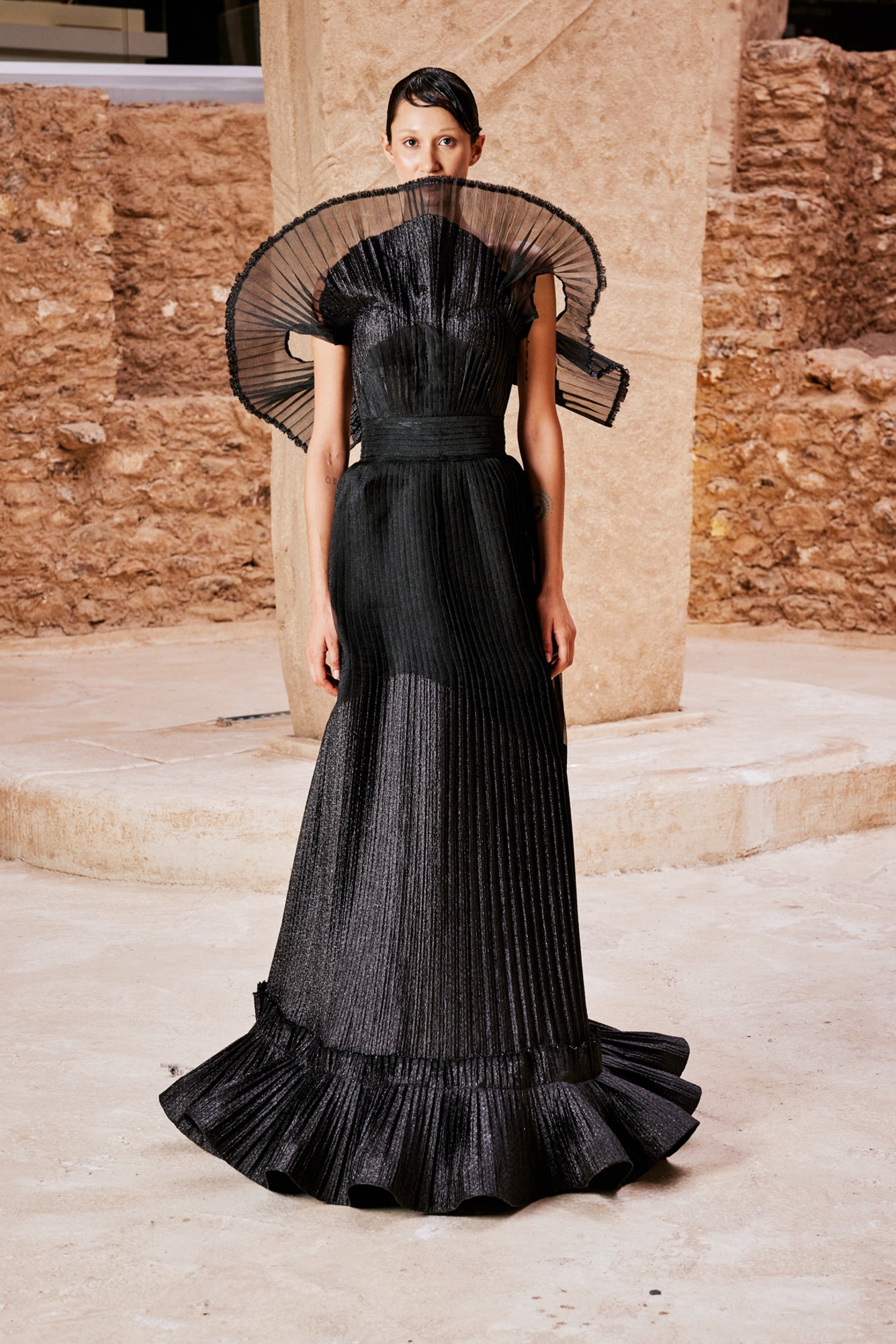 Zenda Maxi Couture Elbise