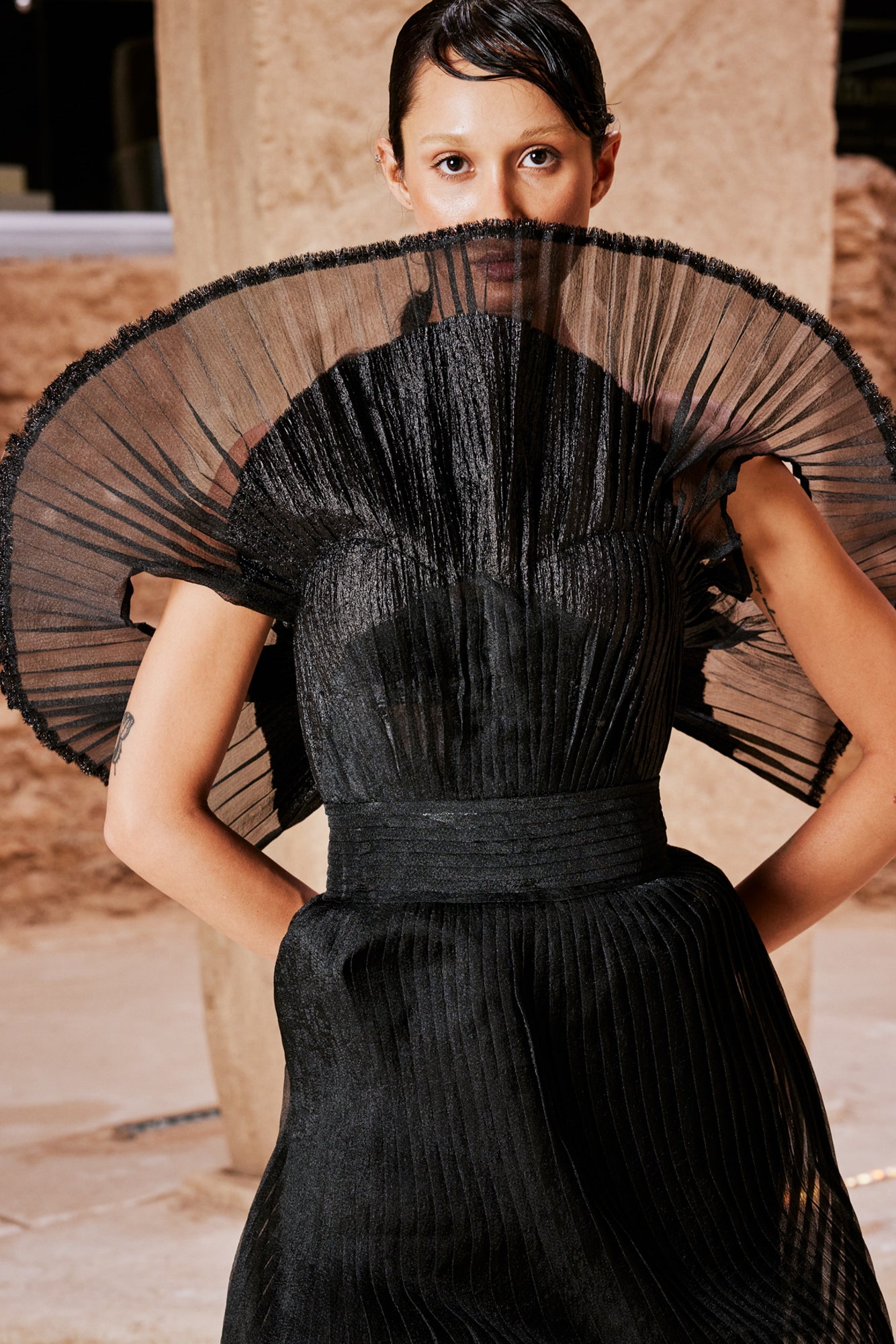 Zenda Maxi Couture Elbise