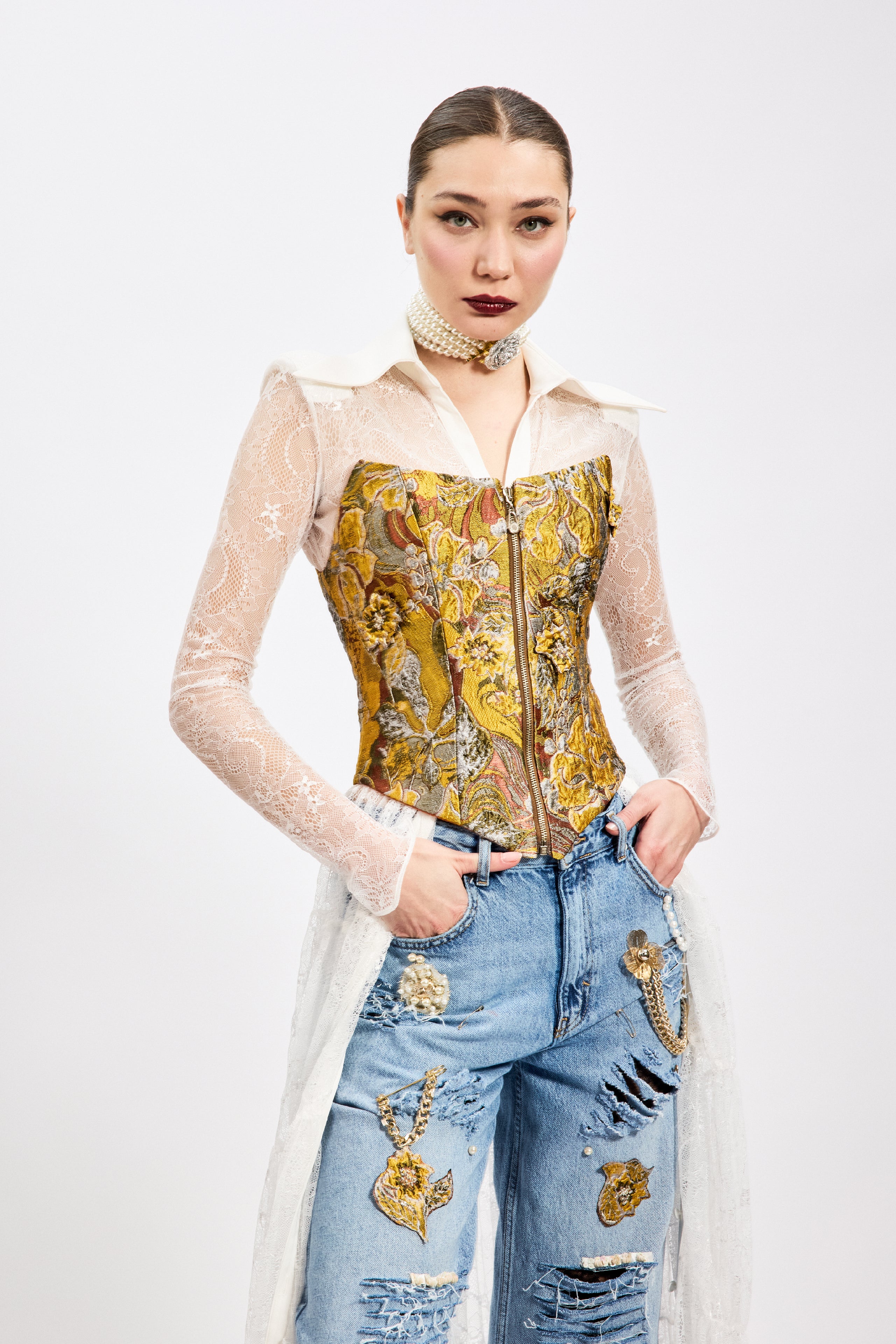 Caroline Korse Top