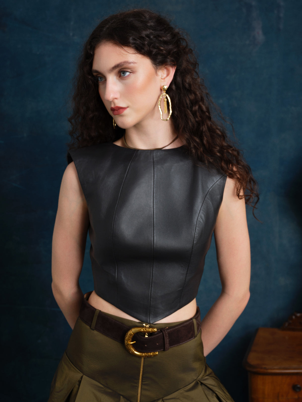 Amelie Deri Top