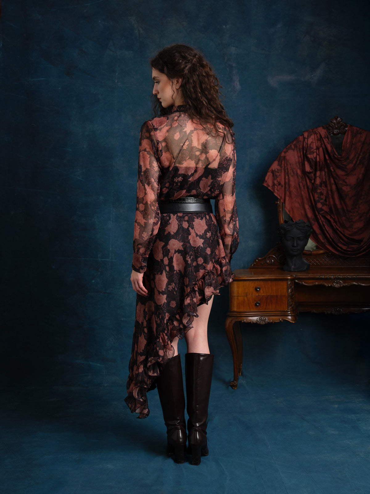 Fiorella Midi Elbise