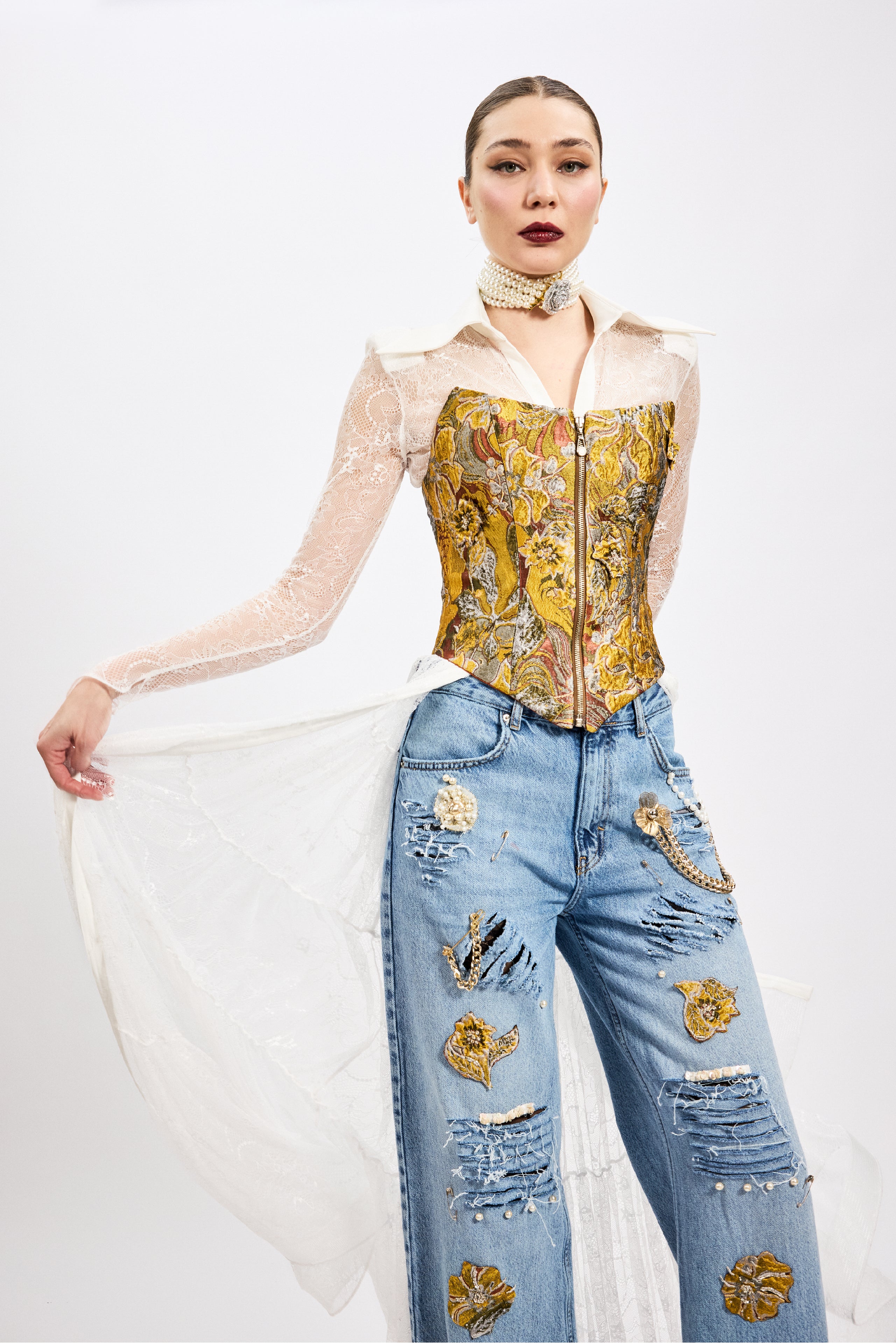 Caroline Korse Top