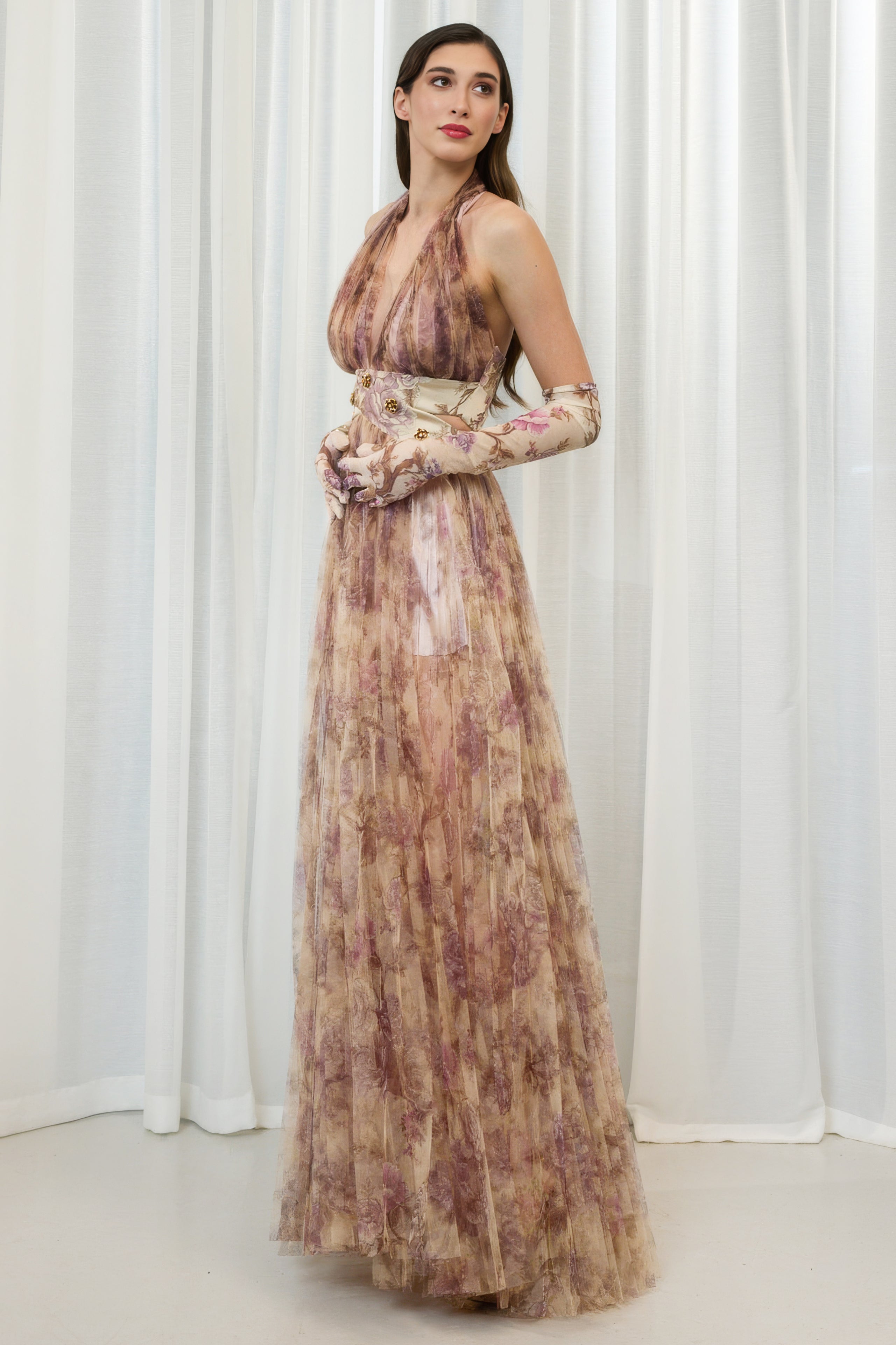 Safie Maxi Korse Elbise
